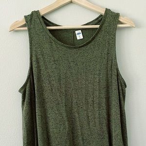 Luxe green flowy tank top, summer tank